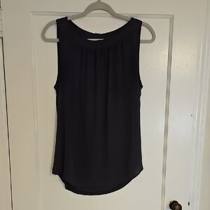 Loft Charcoal Sleeveless Top